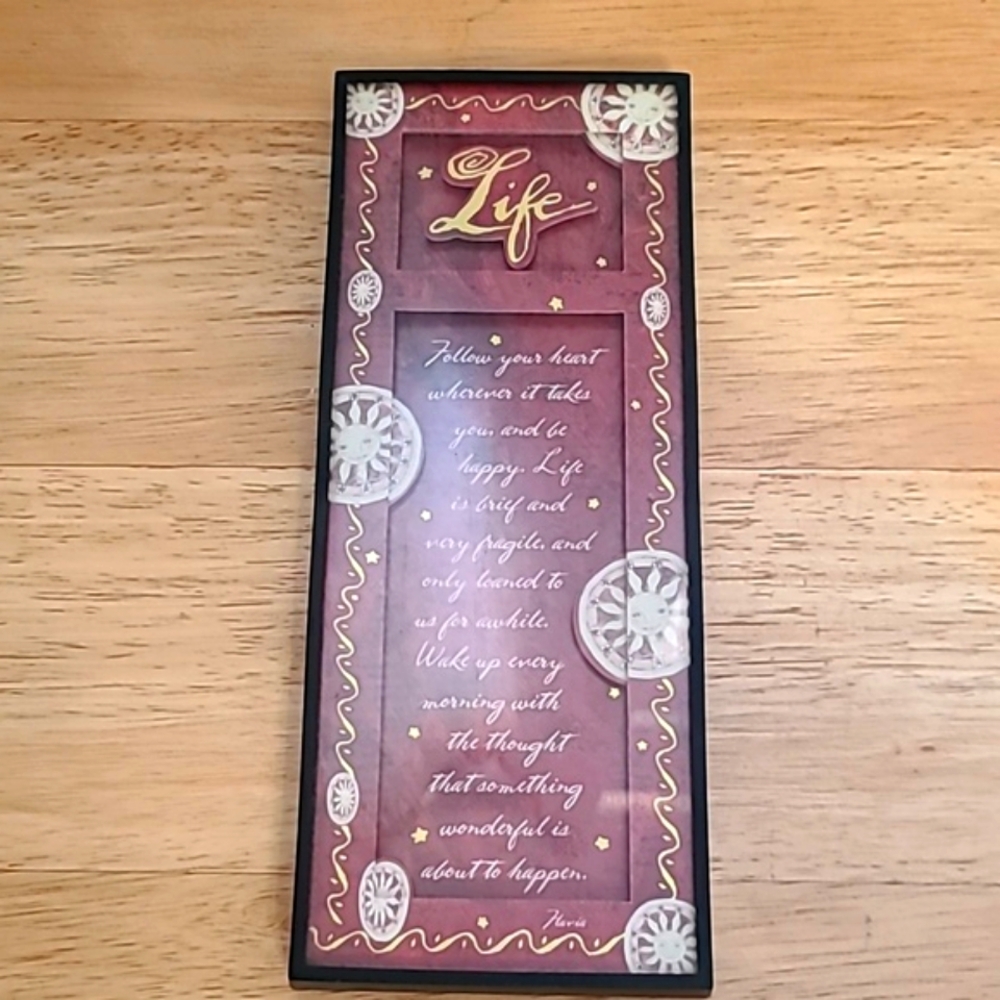 Life Quote Picture Frame